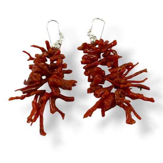 Earrings Mandile 1922 Woman Coralli in Silver Corallo 2MORC10 - 2MORC10